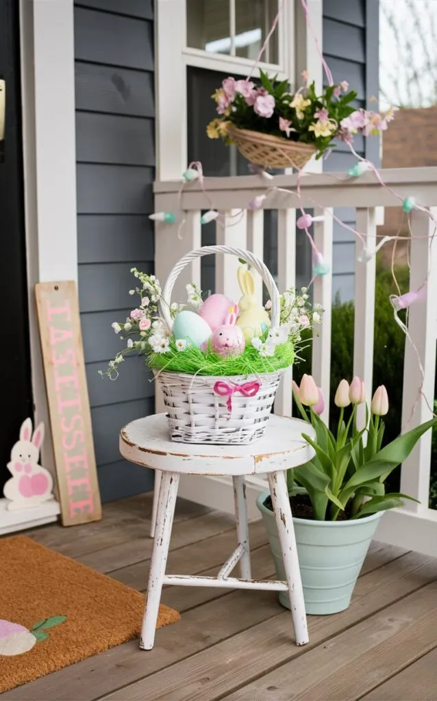 DIY Easter Basket Display