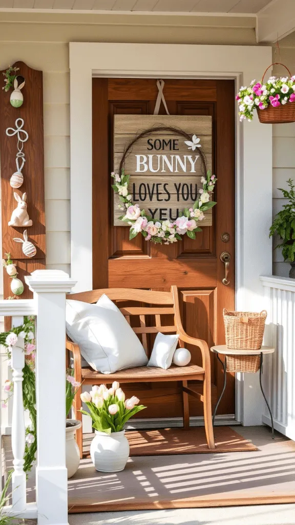Easter-Themed Welcome Sign