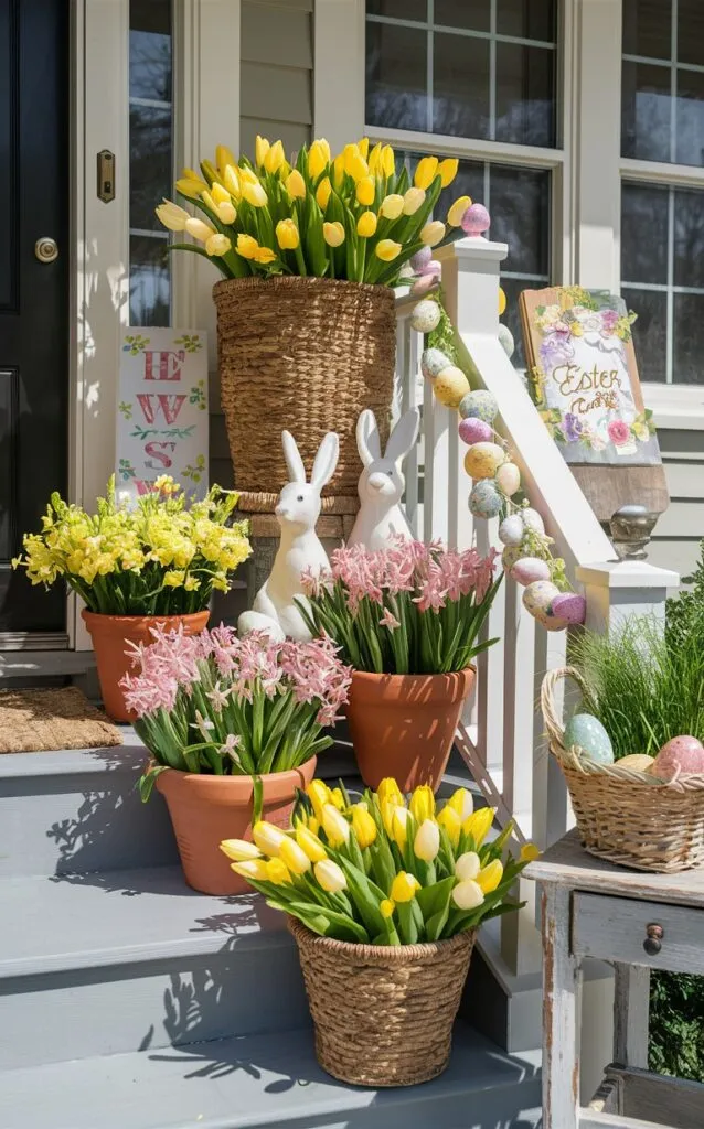 Potted Spring Flowers