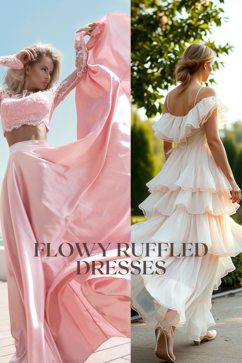 Flowy Ruffled Dresses