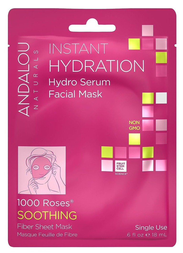 Andalou Naturals Instant Hydration Hydro Serum Facial Mask