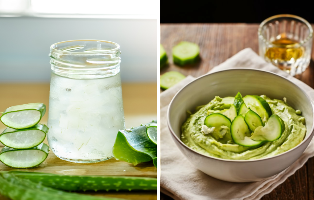 Aloe Vera and Cucumber Mask