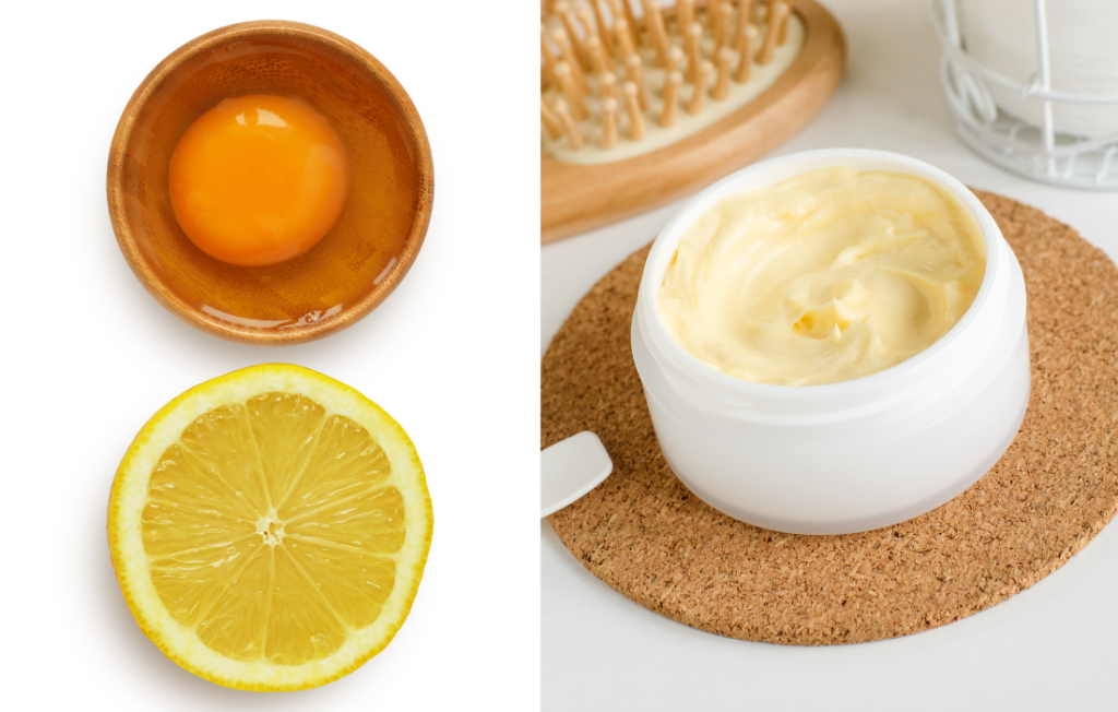 Egg White and Lemon Mask