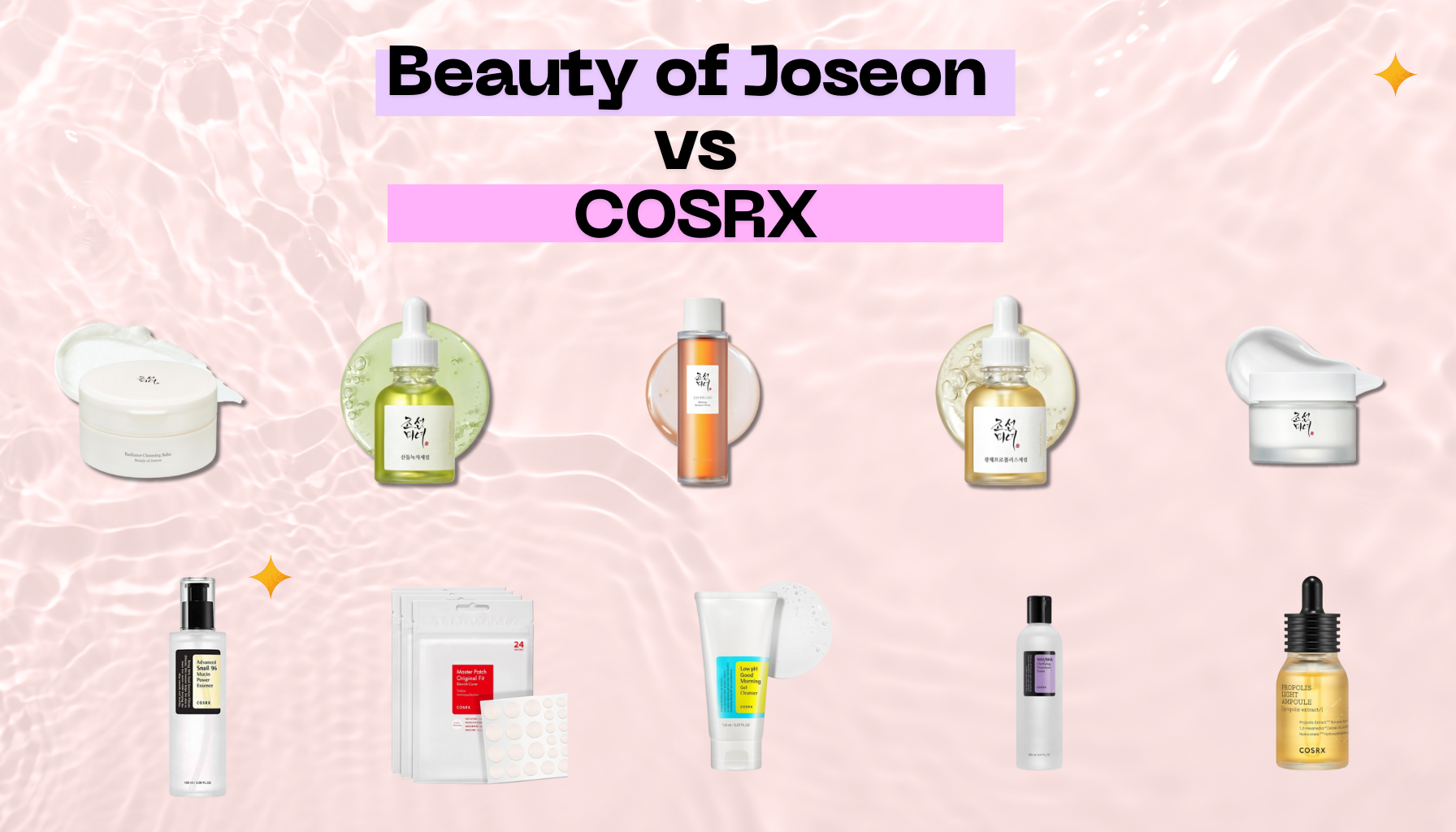 Beauty of Joseon vs COSRX