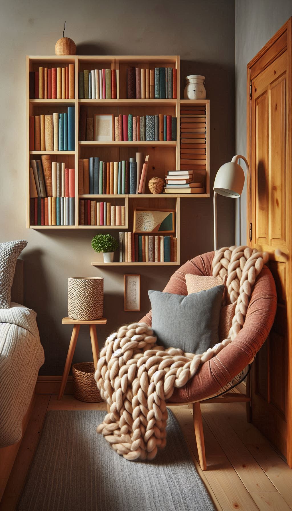 Wall-Mounted Reading Nook