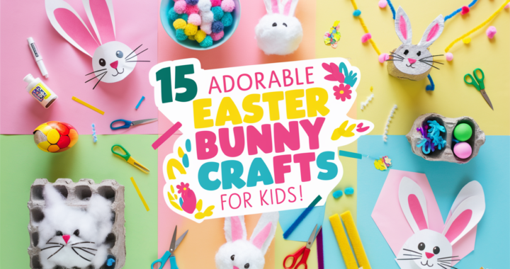 15 Adorable Easter Bunny Crafts for Kids!