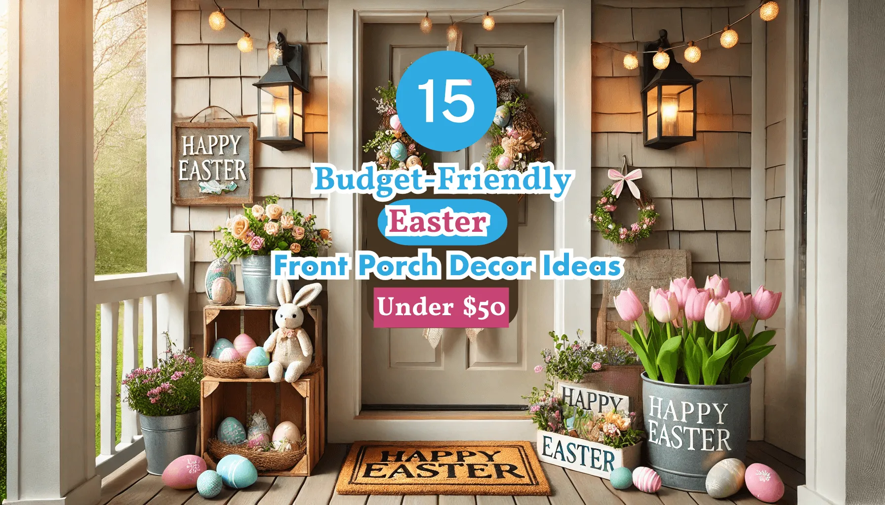 Easter Front Porch Decor Ideas
